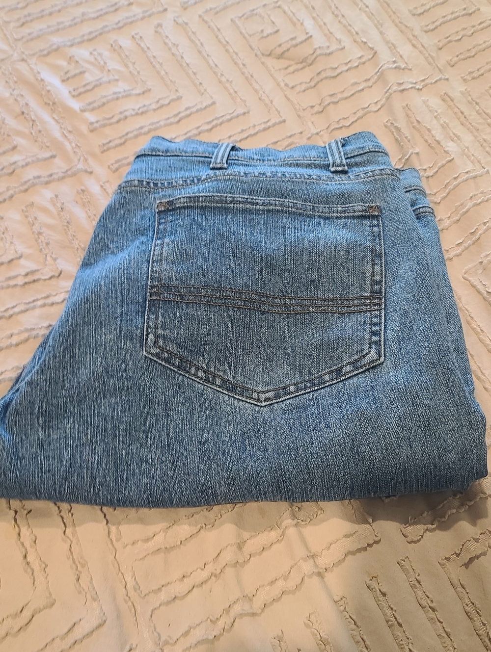 RedHead Light Blue Denim Jeans Waistband Detail